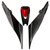 2009-2015 Aprilia RSV4 1000 Injection Fairing Kit Bodywork Plastic ABS Amotopart Fairing #129