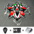 2009-2015 Aprilia RSV4 1000 Injection Fairing Kit Bodywork Plastic ABS Amotopart Fairing #137