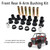 2014-2016 Polaris RZR 900 EPS 1000 XP 4 Front Rear Control Arm Bushing Kit Generic