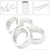 2007-2017 Can-Am Outlander Max 1000/1000R/400/500/570/650/800/850 Lift Spacer Kit Silver Generic