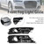 2016-2018 Audi A6 C7 2016-2018 W/ACC Hole 2 Front Fog Light Grille 4G0807647A Generic