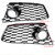 2014-2018 Audi RS7 With Fog Light Hole 2 Front Fog Light Grille Generic