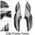 2018-2024 Kawasaki Z900RS Side Frame Panel Protector Fairings Cover Carbon Generic