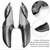2018-2024 Kawasaki Z900RS Side Frame Panel Protector Fairings Cover Carbon Generic