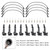 2010-2017 Ford F150 F250 F-350 6.2L 8x Ignition Coil+16x Spark Plug+8x Wire UF631 UF639 Generic