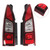2012-2018 Peugeot Partner Mk2 Van(Rear Vertica Door Models) Left+Right Tail Rear Light Assembly 9677205180,9677205080 Generic 2012-2018 Peugeot Partner Mk2 Van(Rear Vertica Door Models) Left+Right Tail Rear Light Assembly 9677205180,9677205080 Generic