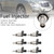 1998-2006 BMW 325xi 325i 320i 325Ci 525i 323Ci 323i Z4 6PCS Fuel Injector 13537546244 Black Generic