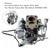 1975-1978 Nissan B210 A14 engine Pulsar Base Hatchback 3DR/5DR Carburetor 16010-W5600 Generic