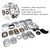 2004-on Steels & Pistons Transmission Super Master Rebuild Kit 4L60E Generic