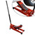 Aluminum Steel 3 Ton Floor Jack With Dual Pistons Quick Lift Pump Lift Car Auto Vehicles