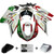 2007-2011 Ducati 1098 1198 848 Fairing Kit Bodywork Plastic ABS Amotopart Fairing #144