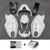 All years Ducati Monster 696 796 1100 S EVO Injection Fairing Kit Bodywork Plastic ABS Amotopart Fairing #128