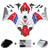 2006-2007 Honda CBR1000RR Injection Fairing Kit Bodywork Plastic ABS Amotopart Fairing #124 2006-2007 Honda CBR1000RR Injection Fairing Kit Bodywork Plastic ABS Amotopart Fairing #124