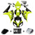 2006-2007 Honda CBR1000RR Injection Fairing Kit Bodywork Plastic ABS Amotopart Fairing #197 2006-2007 Honda CBR1000RR Injection Fairing Kit Bodywork Plastic ABS Amotopart Fairing #197