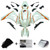 2008-2011 Honda CBR1000RR Injection Fairing Kit Bodywork Plastic ABS Amotopart Fairing #125