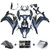 2011-2015 Kawasaki ZX10R Injection Fairing Kit Bodywork Plastic ABS Amotopart Fairing #143