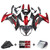 2012-2016 Kawasaki ER-6F Ninja650 Injection Fairing Kit Bodywork Plastic ABS Amotopart Fairing #129