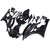 2006-2007 Yamaha YZF 600 R6 Injection Fairing Kit Bodywork Plastic ABS Amotopart Fairing #169