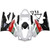 2009-2012 Triumph Daytona 675 Injection Fairing Kit Bodywork Plastic ABS Amotopart Fairing #102