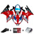 2002-2005 Triumph Daytona 600 650 Injection Fairing Kit Bodywork Plastic ABS Amotopart Fairing #127