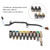 2008-2014 BMW 528i 740i 6HP28 Transmission Valve Body Repair Solenoid Kit 1068298047 Generic