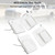 1999-2016 Ford Super Duty F250 F350 4PCS Exterior Door Handle 7C3Z2522600AA Generic