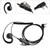 K-018 Small PTT-B6 Curve Hook Earhook Headset For TK-220 TH-F6A TG-K4AT PX-777