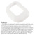 Samsung Ice Chute Maker Gasket Seal Refrigerator Ice Chute Gasket DA63-06945A Generic