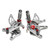 2021-2024 Kawasaki ZX6R ZX-6R Racing Adjustable Rearsets Foot Pegs Gray Generic 2021-2024 Kawasaki ZX6R ZX-6R Racing Adjustable Rearsets Foot Pegs Gray Generic