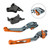 2023 CFMOTO 800NK Adjustable Clutch Brake Lever Orange Generic 2023 CFMOTO 800NK Adjustable Clutch Brake Lever Orange Generic