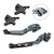 2016-2018 Piaggio MP3 300 350 Adjustable Clutch Brake Lever Black Generic