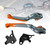 2008-2011 YAMAHA YZF R125 Adjustable Clutch Brake Lever Orange Generic