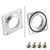 Simson S51, S70, S53, S83, SR50, SR80, KR51/2 CNC Aluminum Sealing Cap With O-Ring Silver Generic