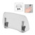 Universal Adjustable Windshield Clip On Wind Screen Deflector Extension Spoiler Clear