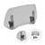 Universal Adjustable Windshield Clip On Wind Screen Deflector Extension Spoiler Gray