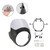 2023-2024 HONDA GB350 GB350S Windshield WindScreen Headlight Fairing Cover Gloss black+Gray Generic