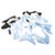 2022-2024 Aprilia RSV4 1100 Light Blue Fairing Kit