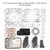MITSUBISHI PAJERO WAGON 00-04 L4 2.8L New Transmission Master Rebuild Kit V4A51 R4A5