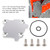 Gen V LT Vacuum Pump Flange Cover Plate Adapter 551123 For LT1 LT2 L82 L83 L83 L84 L86 L87 L8B LT4 LT5