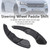 2016-2024 VW T-Roc Variant Tiguan Touareg Carbon Look Steering Wheel Paddle Shifter Extension Covers Generic