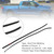 2007-2020 Toyota Tundra DOUBLE CAB 2PCS Roof Drip Molding Trim Left & Right Side Rubber 75552-0C050 Generic