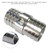 Radiator Hose Barb Coupler with 1/8" NPT Port 1-1/4" Steam Tube Adapter For LS Swap Steam/Coolant Crossover Splice