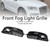 2013-2017 Audi Q5 S-Line SQ5 Front Bumper Fog Light Grille (Left & Right) 8R0807682N Gloss Black Generic