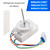 WR60X21887 Refrigerator Evaporator Fan Motor for GE WR60X10137 WR60X10054