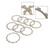 2006-2007 Suzuki GSXR600 GSXR750 K6/K7 Clutch Friction Plate Kit 21441-36F30 Generic