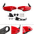 2023-2024 Honda XL750 Transalp Motorcycle Protector Hand Guards Red Generic