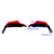 2023-2024 Honda XL750 Transalp Motorcycle Protector Hand Guards Red Generic