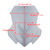 2022-2024 YAMAHA T-MAX 560 ABS Motorcycle Windshield WindScreen Gray Generic