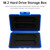 M2 Hard Drive Protection Box Storage Box Solid State Drive Box Shockproof Waterproof PP Box Blue