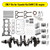 2018- Kia Forte Seltos Soul G4NH 2.0L Engine Overhaul Rebuild Kit Crankshaft Con Rods 22212-2E000 Generic